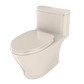 TOTO MS642124CEFG#12 Nexus One-Piece Elongated 1.28 GPF Universal Height Toilet with CEFIONTECT and SS124 SoftClose Seat , Sedona Beige