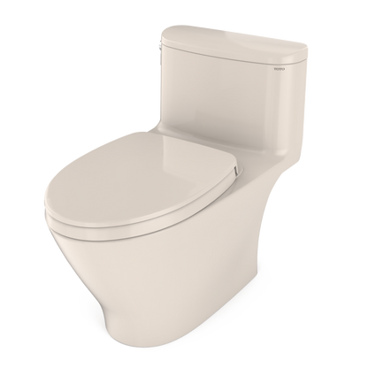 TOTO MS642124CEFG#12 Nexus One-Piece Elongated 1.28 Gpf Universal Height Toilet With Cefiontect And Ss124 Softclose Seat - Sedona Beige