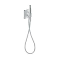 AXOR 49626001 Citterio C Handshower Holder Softsquare with Outlet 5"x5" with Handshower and Textile Hose, 2.5 GPM - Chrome