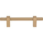 JEFFREY ALEXANDER 478-96SBZ Larkin 1 96 mm Center-to-Center Bar Pull - Satin Bronze