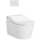 TOTO CWT4474547CMFGA#MS WASHLET+ RP Wall-Hung D-Shape Toilet with RW Bidet Seat and DuoFit In-Wall 1.28 and 0.9 GPF Auto Dual-Flush Tank System , Cotton White