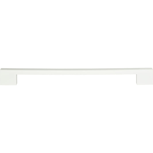 ATLAS A866-WG Thin Square 11 5/16" Center to Center Bar Pull , High White Gloss