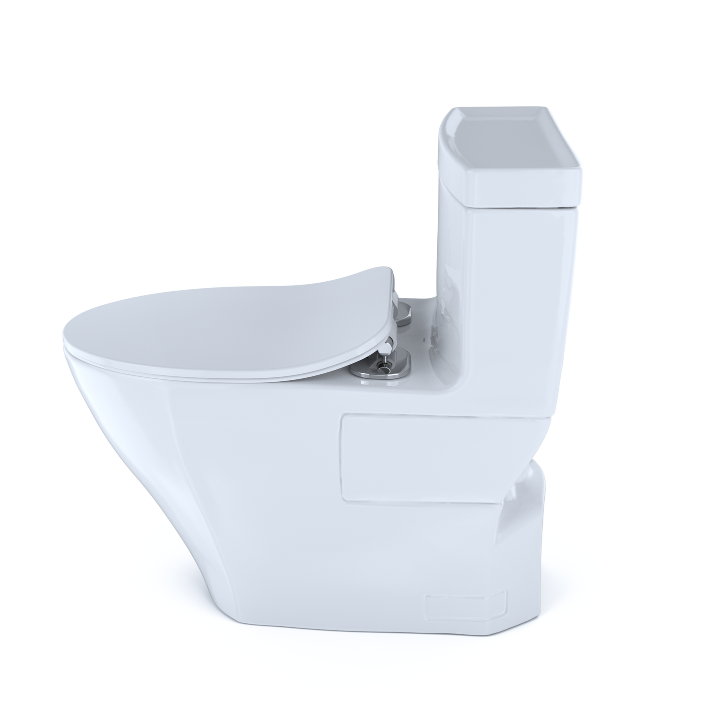 TOTO MS626234CEFG#01 Aimes One-Piece Elongated 1.28 GPF Toilet with CEFIONTECT and SoftClose Seat , Cotton White