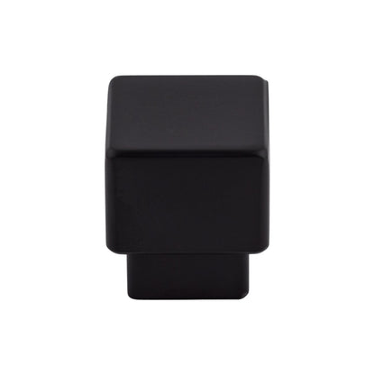 TOP KNOBS TK32BLK Tapered 1" Length Square Knob - Flat Black