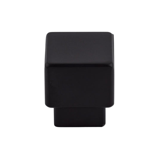 TOP KNOBS TK32BLK Tapered 1" Length Square Knob - Flat Black