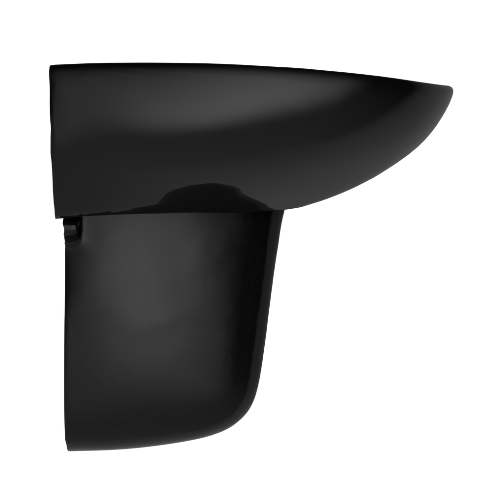 TOTO LHT242.8#51 Prominence Oval Wall-Mount Bathroom Sink And Shroud For 8 Inch Center Faucets - Ebony