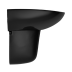 TOTO LHT242.4#51 Prominence Oval Wall-Mount Bathroom Sink And Shroud For 4 Inch Center Faucets - Ebony