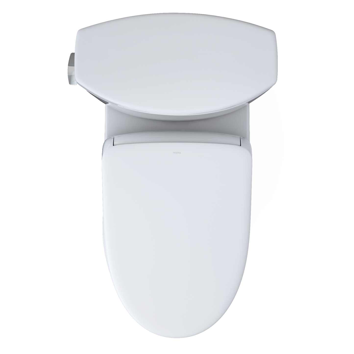 TOTO MW4744736CEFGA#01 WASHLET+ Vespin II Two-Piece Elongated 1.28 GPF Toilet with Auto Flush WASHLET+ S7A Contemporary Bidet Seat , Cotton White