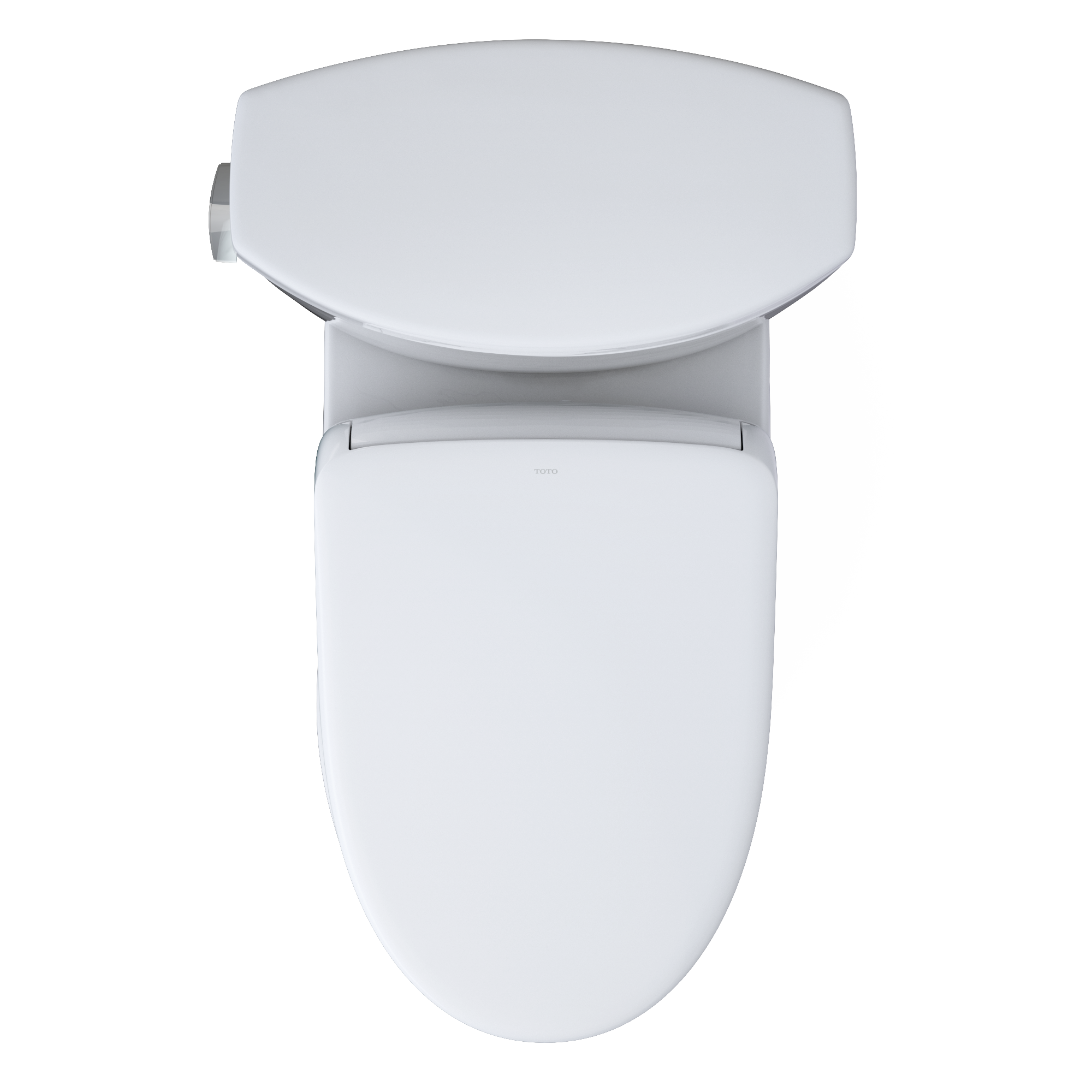 TOTO MW4744726CEFGA#01 Washlet+ Vespin Ii Two-Piece Elongated 1.28 Gpf Toilet With Auto Flush Washlet+ S7 Contemporary Bidet Seat - Cotton White