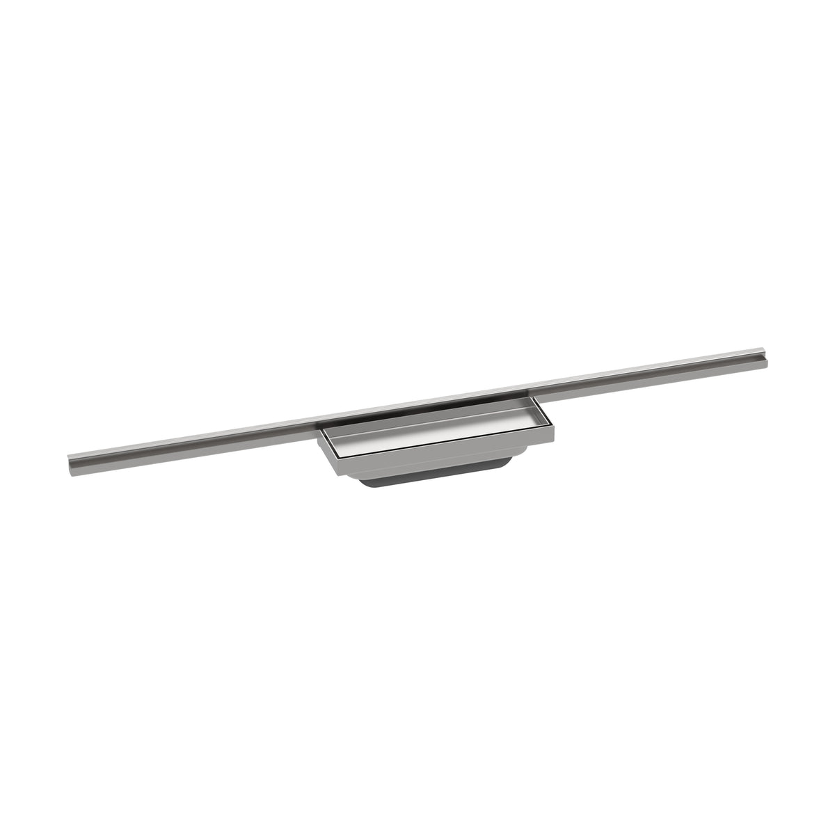 HANSGROHE 56220001 RainDrain Minimalistic Complete Set 2", 31 1/2" Trim and Installation Set - Brushed Stainless Steel