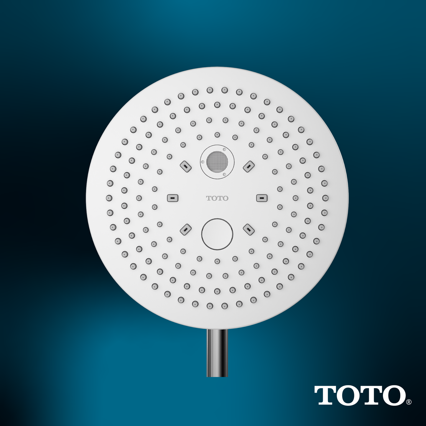 TOTO TBW01004U1#CP G Series 2.5 Gpm Two Spray Function 8.5 Inch Round Showerhead With Comfort Wave And Warm Spa - Polished Chrome