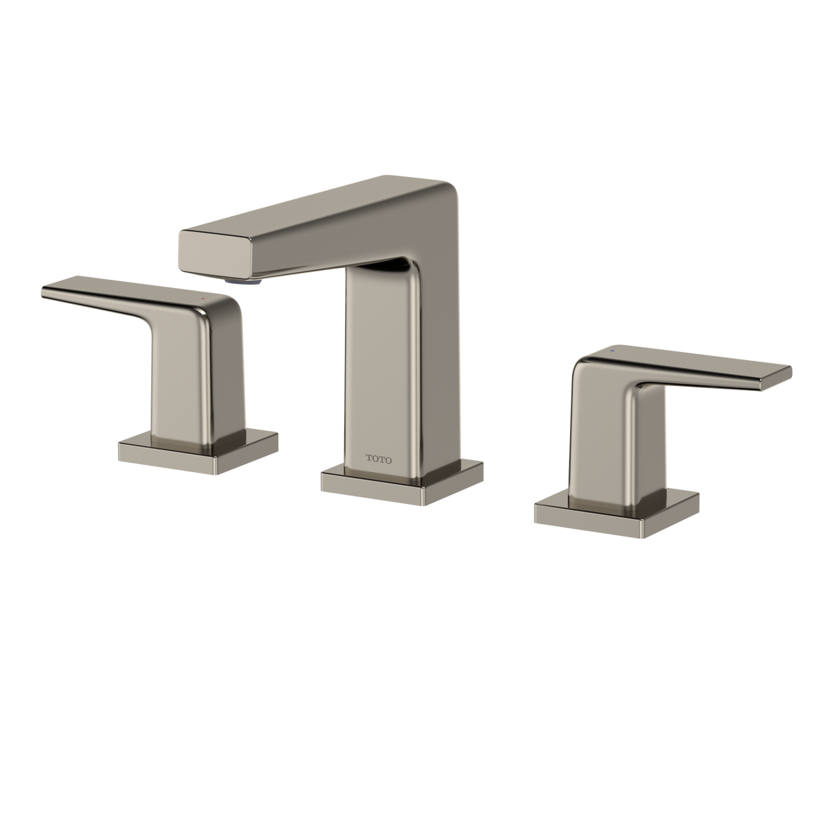 TOTO TLG10201U#PN Gb Series 1.2 Gpm Two Handle Widespread Bathroom Sink Faucet With Drain Assembly - Polished Nickel
