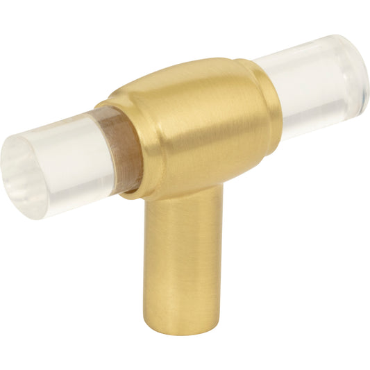 JEFFREY ALEXANDER 775L-BG Carmen 2" Length Bar Knob - Brushed Gold