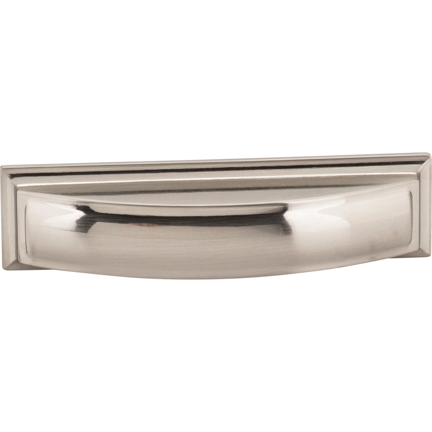 JEFFREY ALEXANDER 436-96SN Annadale 96 mm Center-to-Center Cup/Bin Pull - Satin Nickel