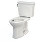 TOTO CST786CEG#11 Drake Transitional Two-Piece Elongated 1.28 GPF TORNADO FLUSH Toilet with CEFIONTECT , Colonial White