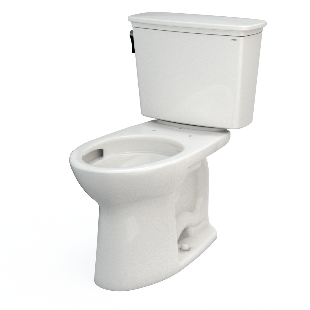 TOTO CST786CEG#11 Drake Transitional Two-Piece Elongated 1.28 Gpf Tornado Flush Toilet With Cefiontect - Colonial White
