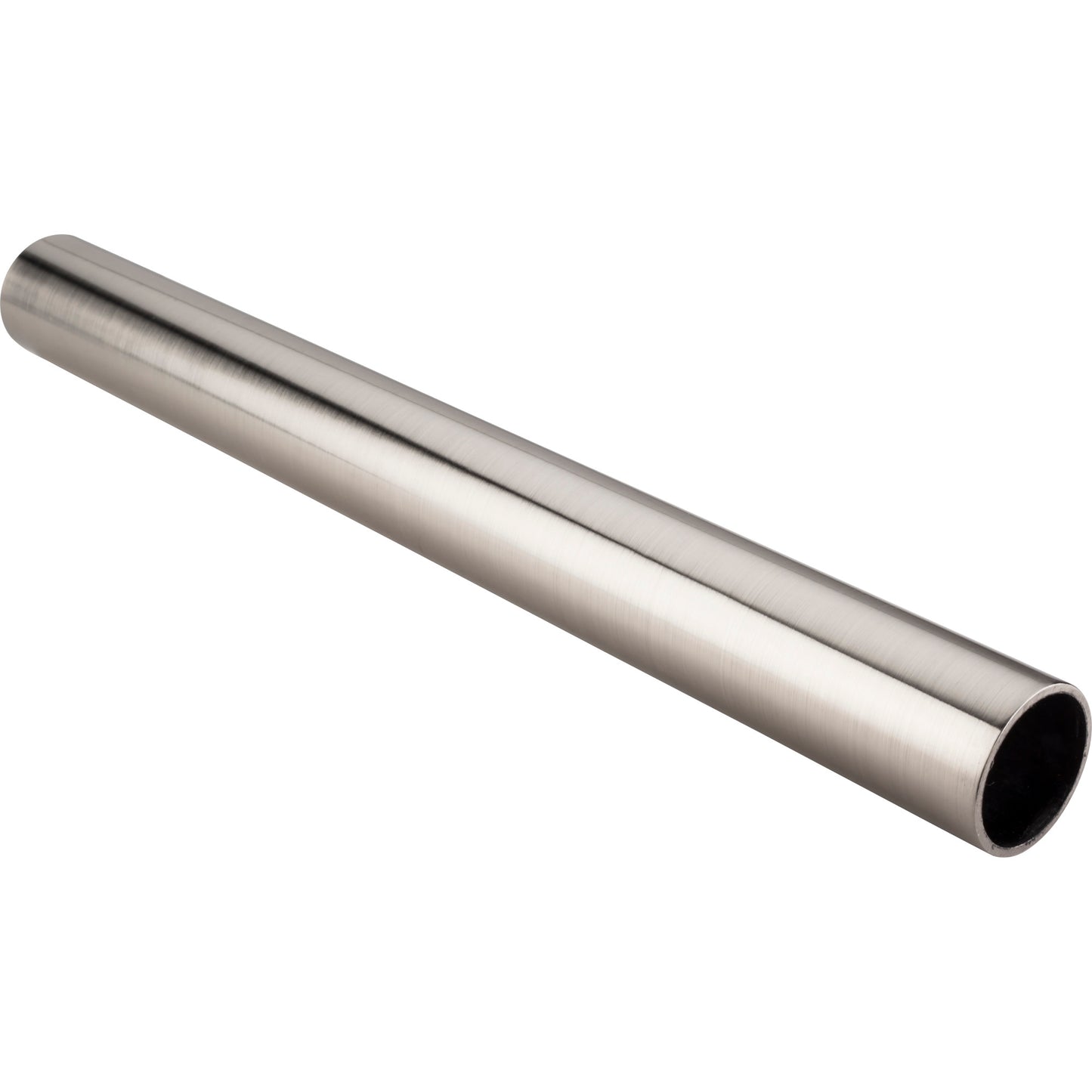 HARDWARE RESOURCES 151696SN-24 24 Satin Nickel 1-5/16"x8' Round Steel Closet Rods - Satin Nickel