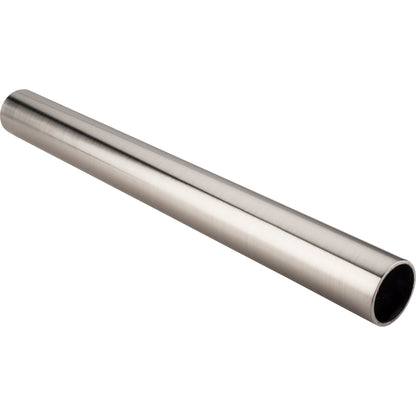 HARDWARE RESOURCES 151696SN-24 24 Satin Nickel 1-5/16"x8' Round Steel Closet Rods - Satin Nickel