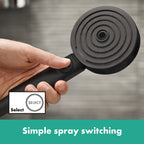 HANSGROHE 04917670 Pulsify S Handshower Set 105 3-Jet, 2.5 GPM - Matte Black