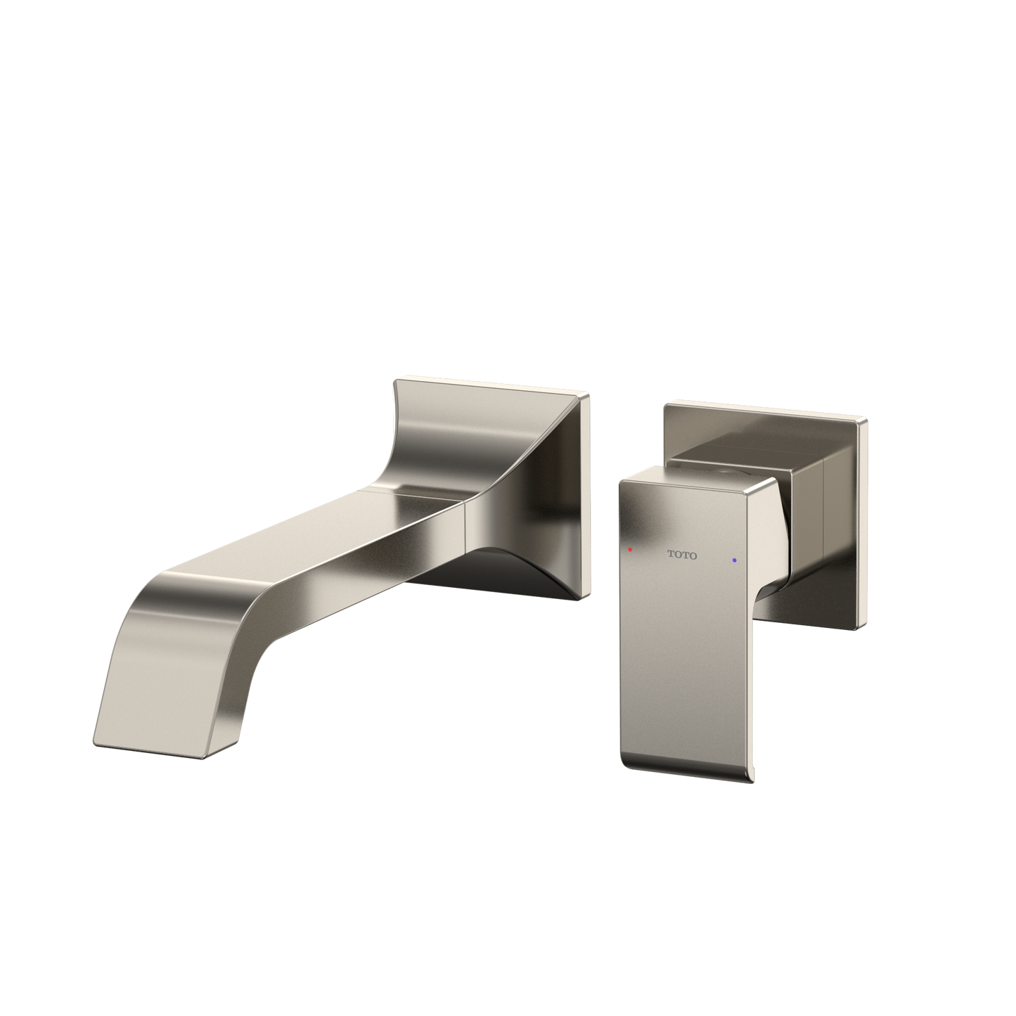 TOTO TLG08308U#PN GC 1.2 GPM Wall-Mount Single-Handle Long Bathroom Faucet with COMFORT GLIDE Technology , Polished Nickel