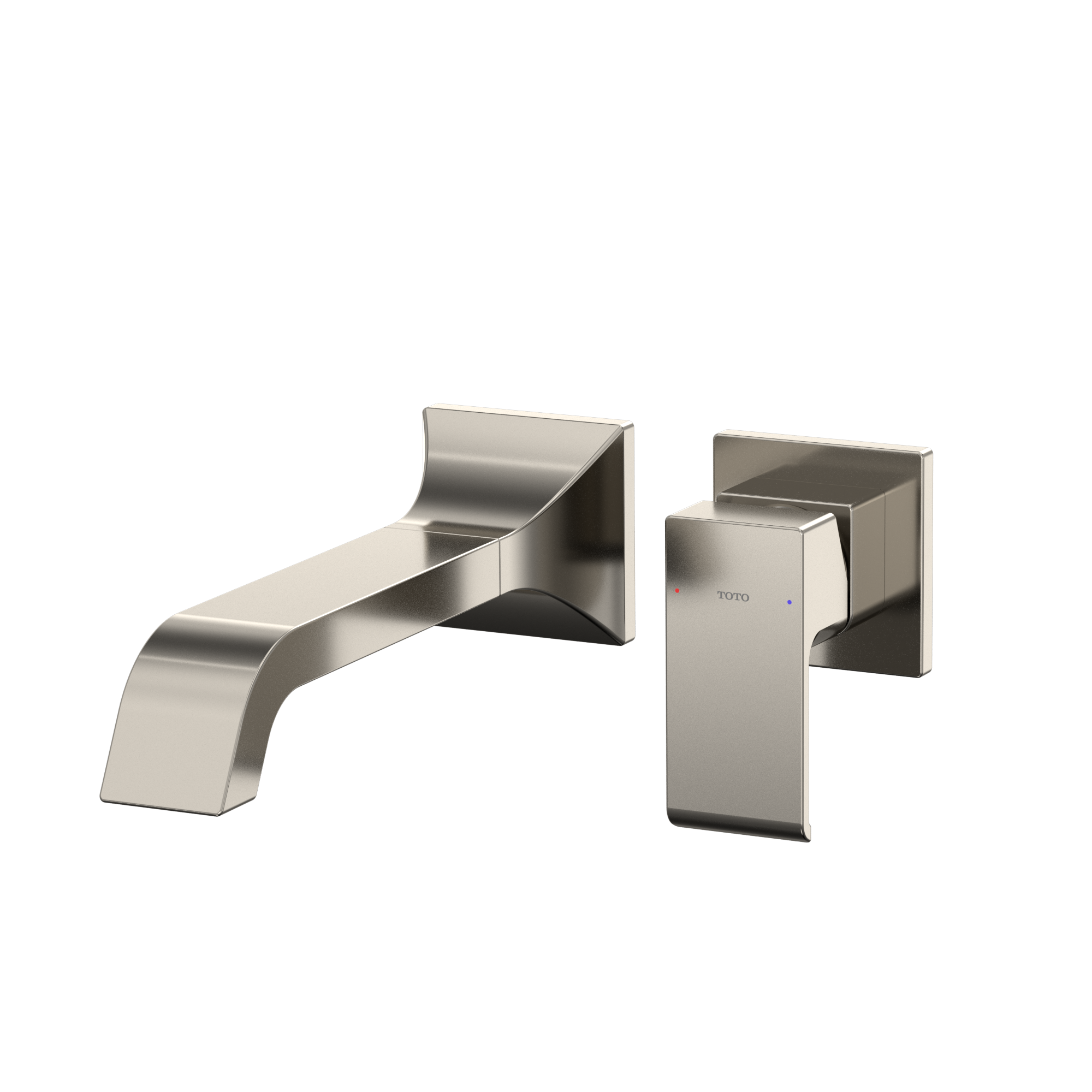 TOTO TLG08308U#PN Gc 1.2 Gpm Wall-Mount Single-Handle Long Bathroom Faucet With Comfort Glide Technology - Polished Nickel
