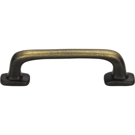 ATLAS 333-ABZ Distressed 3" Center to Center Bar Pull - Antique Bronze