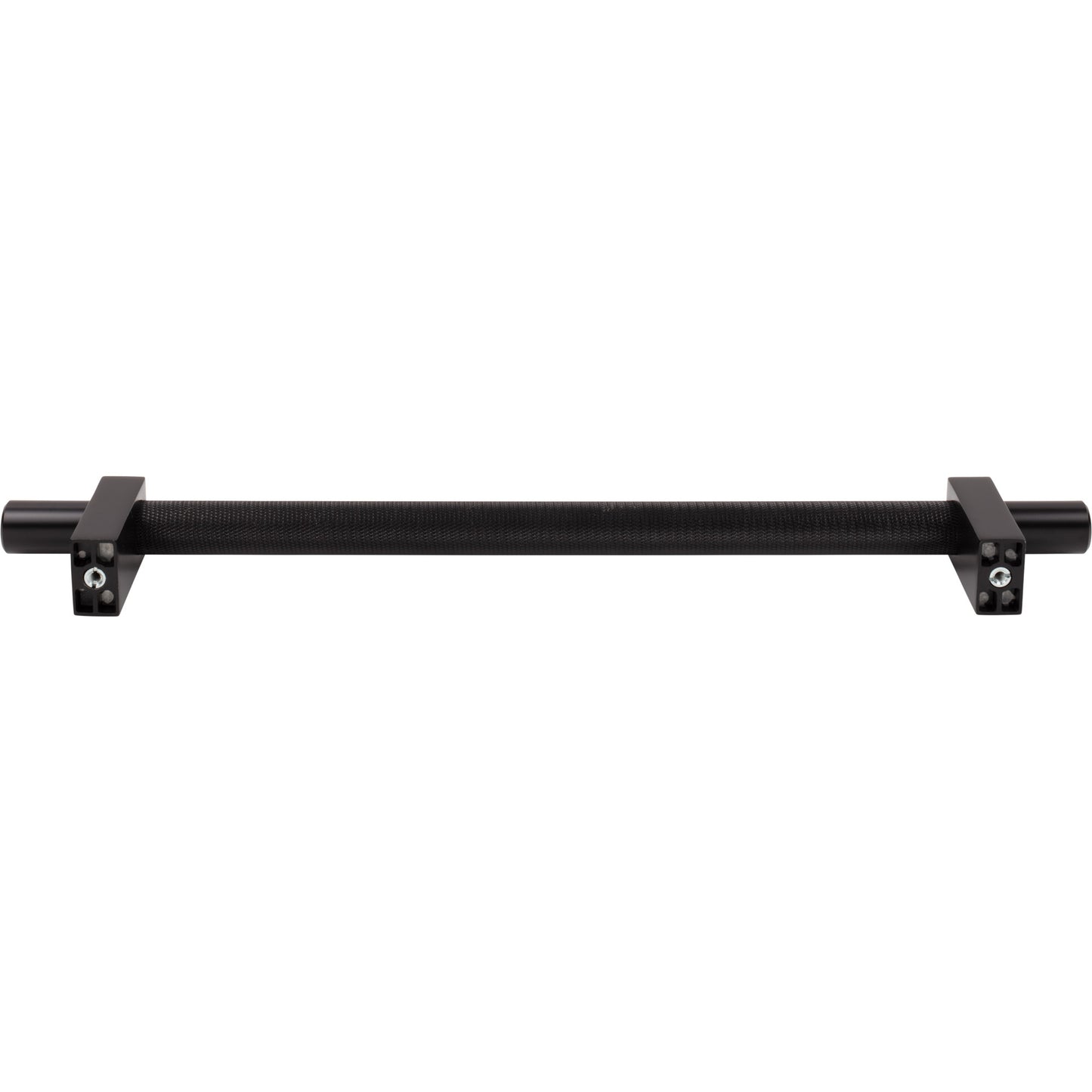 JEFFREY ALEXANDER 598-18MB Larkin Knurled Center 18" Center-to-Center Appliance Pull - Matte Black