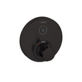 HANSGROHE 15744671 ShowerSelect S Thermostatic Trim for 1 Function, Round - Matte Black