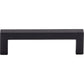 TOP KNOBS M1162 Square Bar 3 3/4" Center to Center Bar Pull - Flat Black