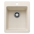 BLANCO 443241 Liven Liven SILGRANIT 17" Dual Mount Bar Sink - Soft White in Soft White