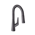 HANSGROHE 72815341 Talis S Prep Kitchen Faucet, 2-Spray Pull-Down, 1.75 GPM - Brushed Black Chrome