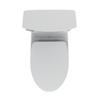TOTO MS964124CEFG#01 Soiree One Piece Elongated 1.28 Gpf Universal Height Skirted Toilet With Cefiontect - Cotton White