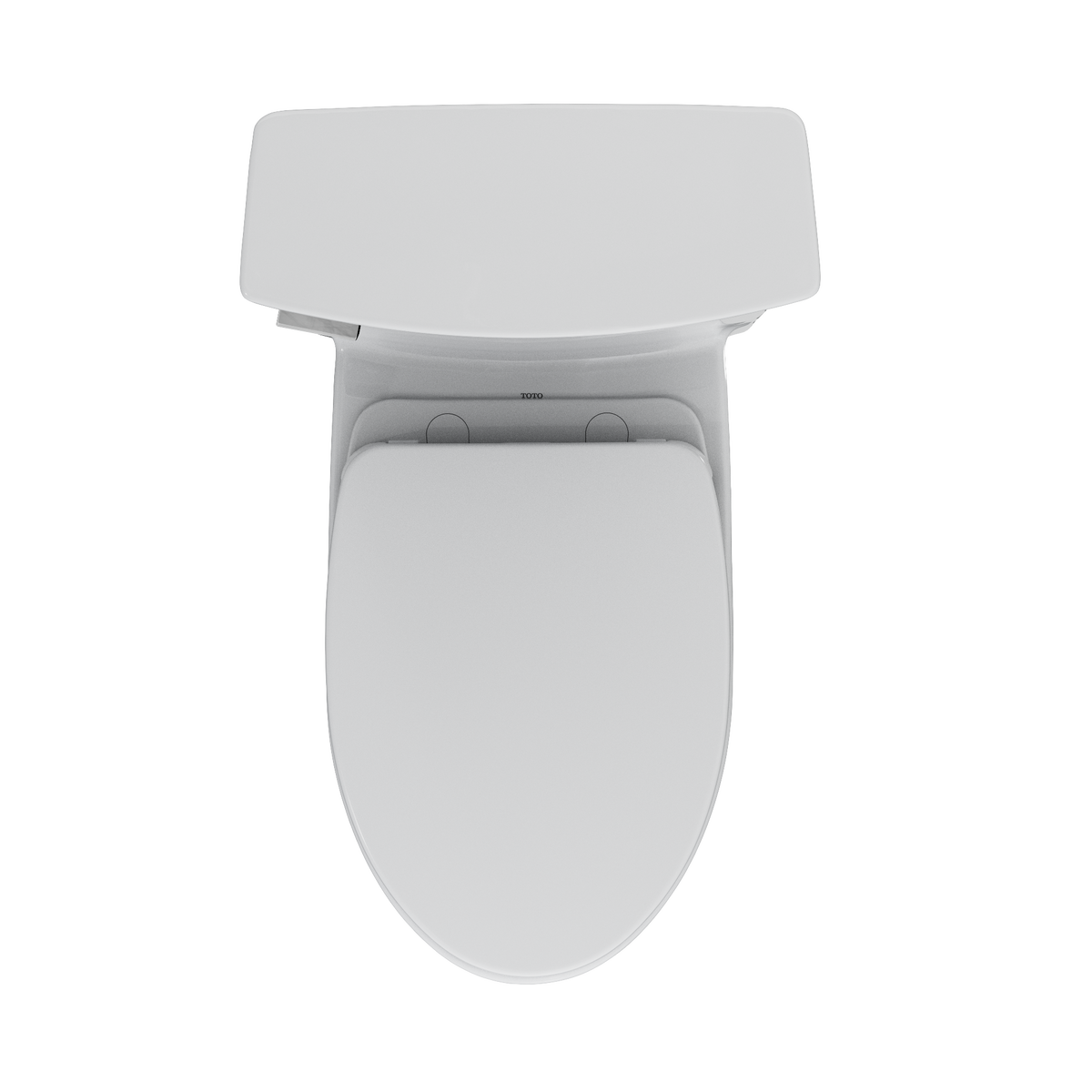 TOTO MS964124CEFG#01 Soiree One Piece Elongated 1.28 Gpf Universal Height Skirted Toilet With Cefiontect - Cotton White