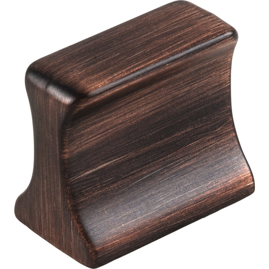 JEFFREY ALEXANDER 752-19DBAC Sullivan 19 mm Center to Center Rectangle Knob - Brushed Oil Rubbed Bronze