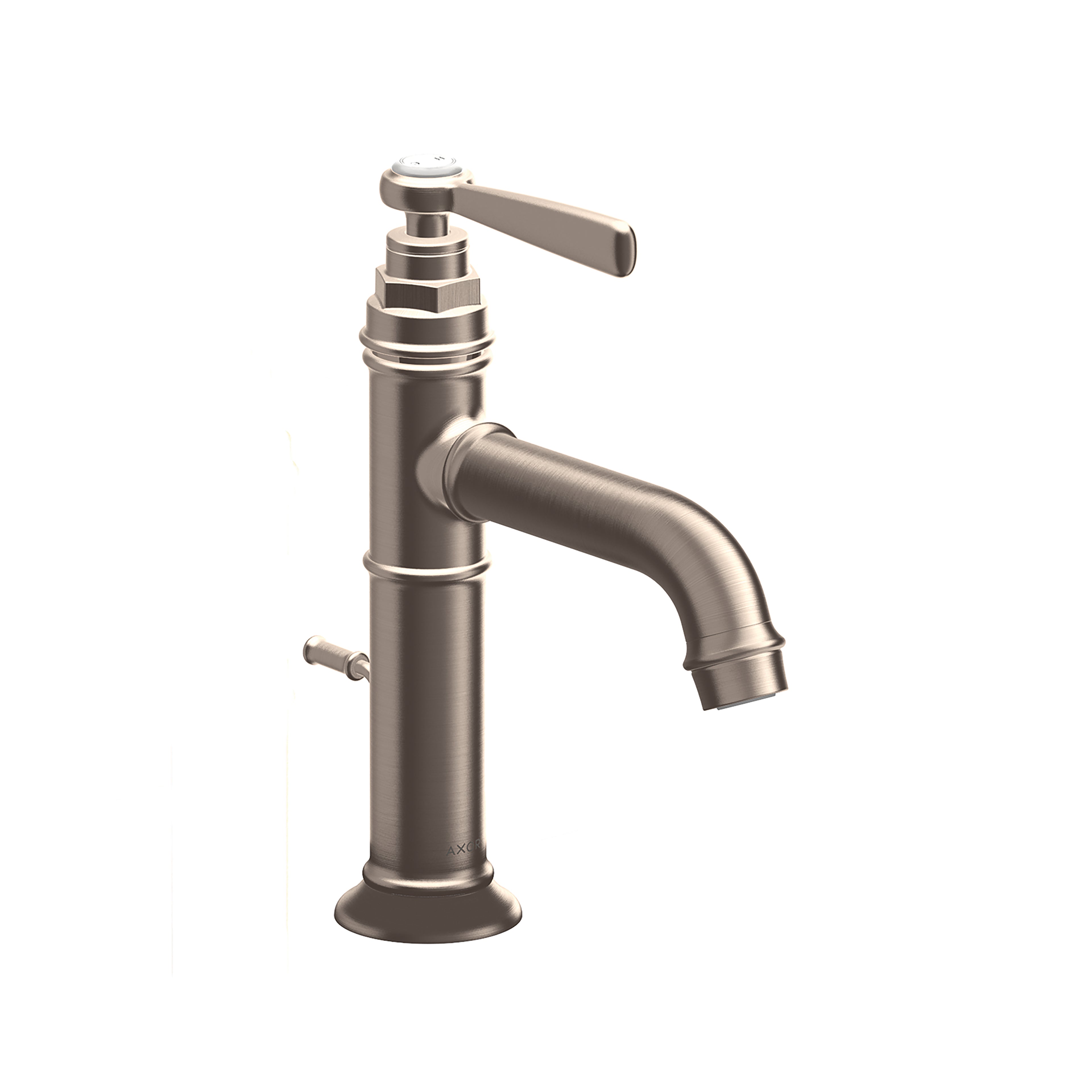 AXOR 16515821 Montreux Single-Hole Faucet 100 with Pop-Up Drain, 1.2 GPM - Brushed Nickel