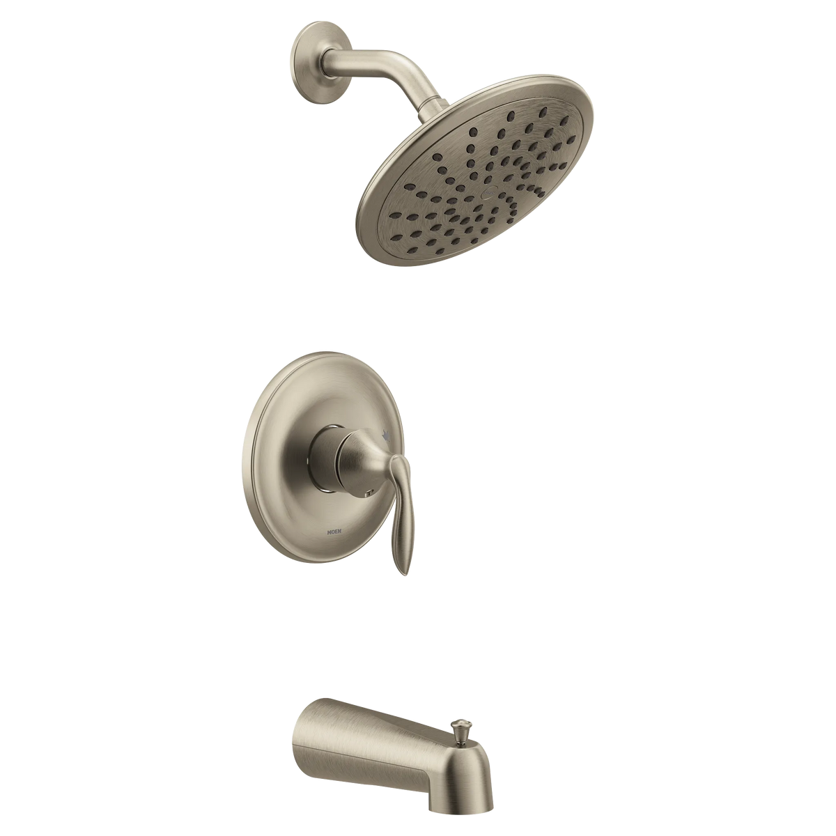 MOEN UT2233EPBN Eva M-Core 2-Series Tub and Shower Trim with Rainshower - Brushed Nickel