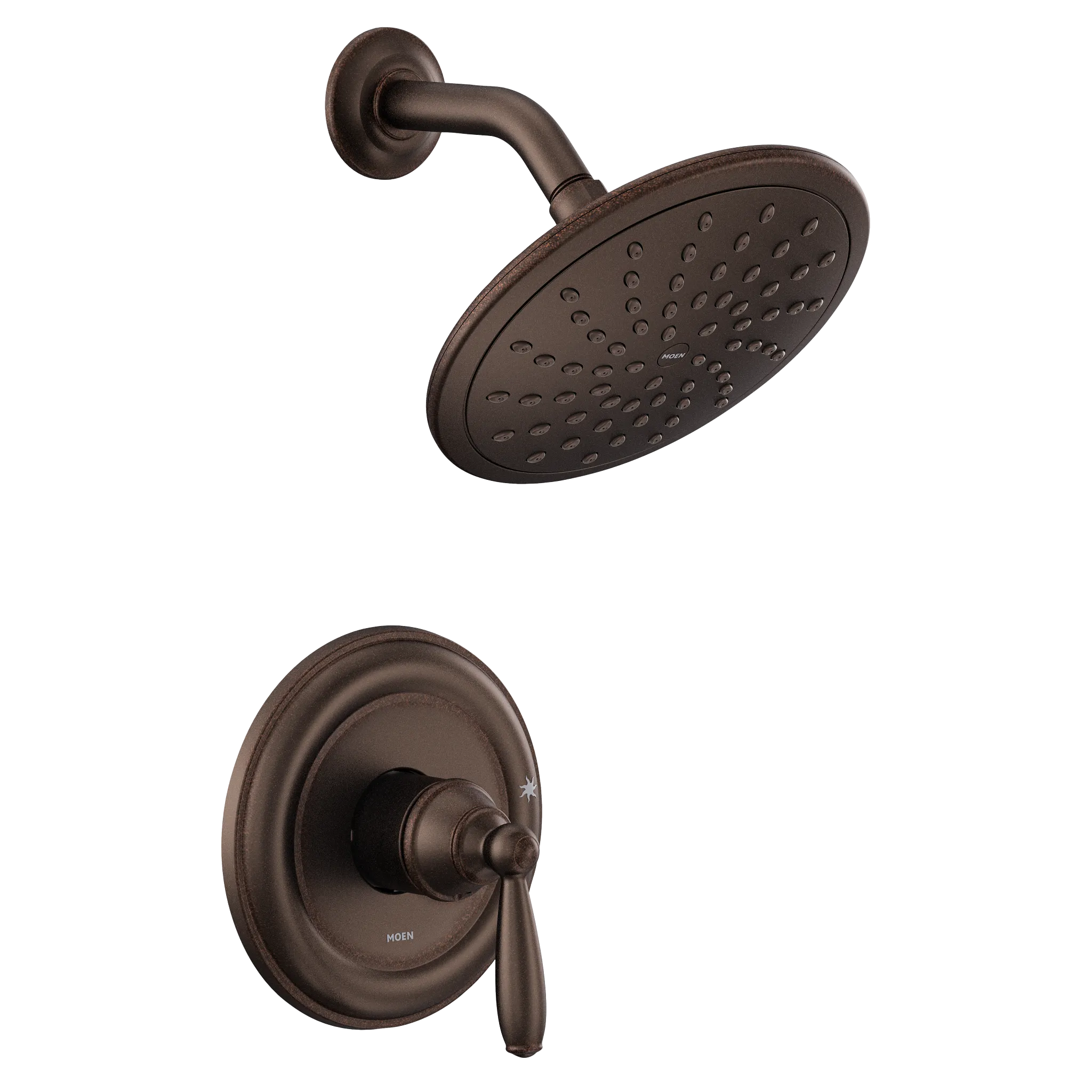 MOEN UT2252EPORB Brantford M-Core 2-Series Shower Trim with Rainshower - Oil Rubbed Bronze