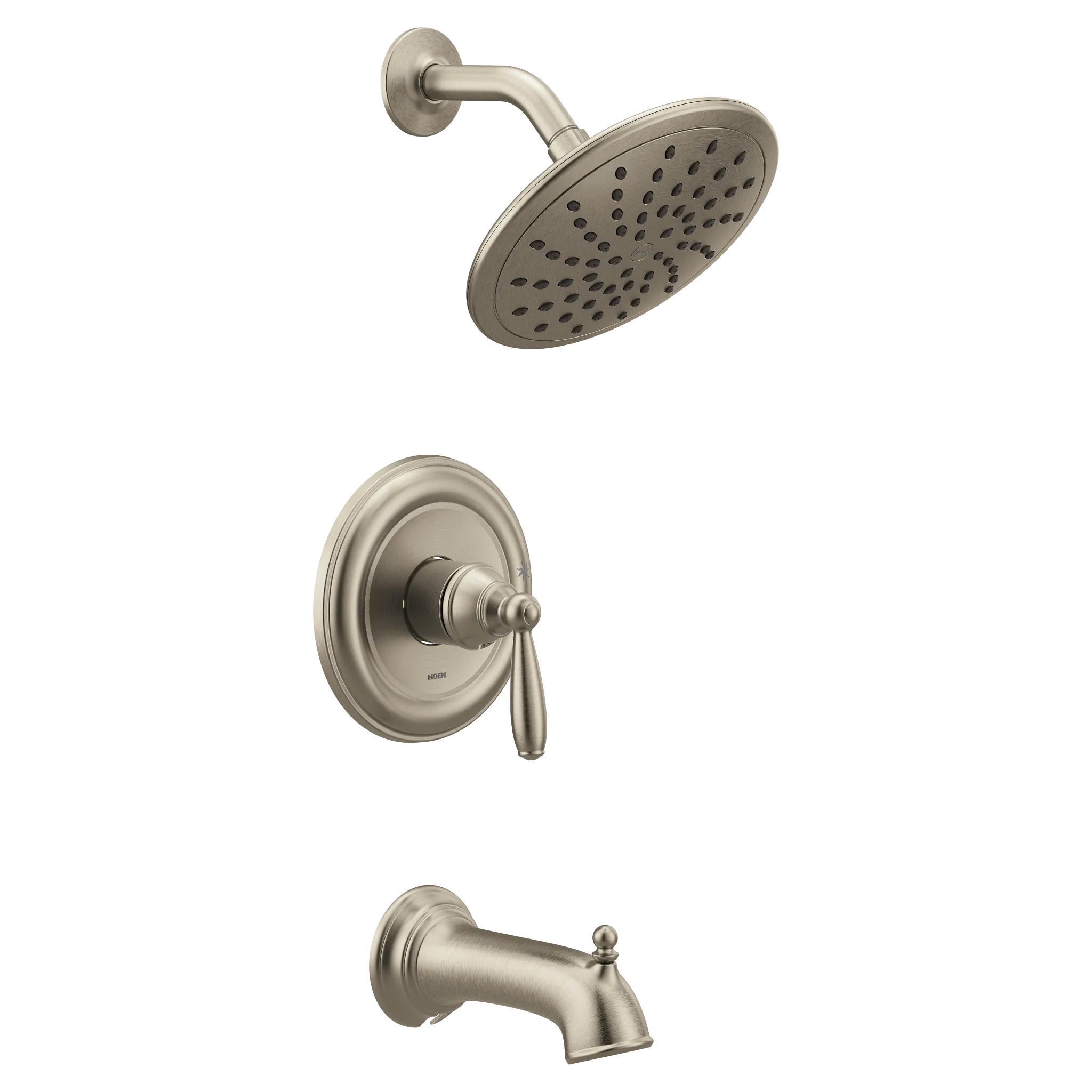 MOEN UT2253EPBN Brantford M-Core 2-Series Tub and Shower Trim with Rainshower - Brushed Nickel