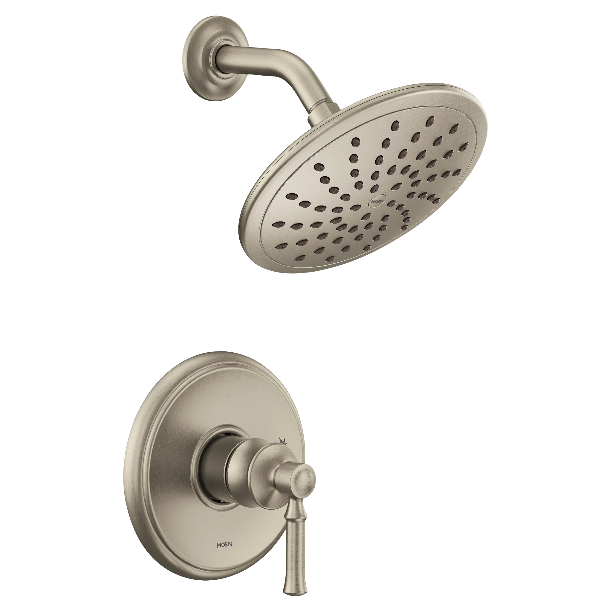 MOEN UT2282EPBN Dartmoor M-Core 2-Series Shower Trim with Rainshower - Brushed Nickel
