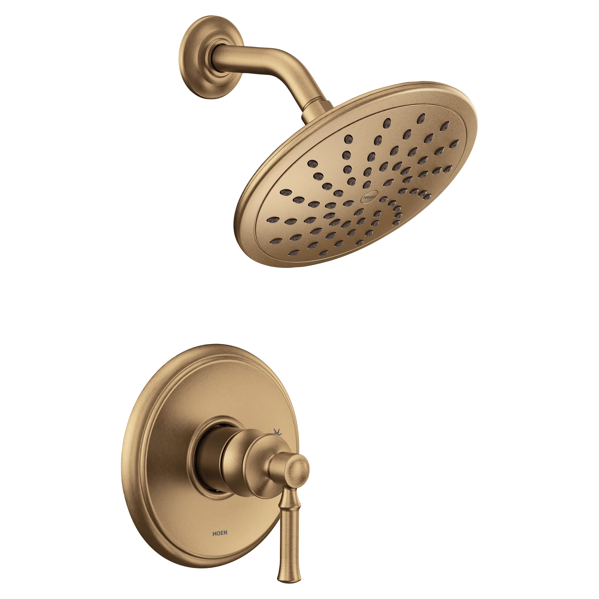 MOEN UT2282EPBZG Dartmoor M-Core 2-Series Shower Trim with Rainshower - Bronzed Gold