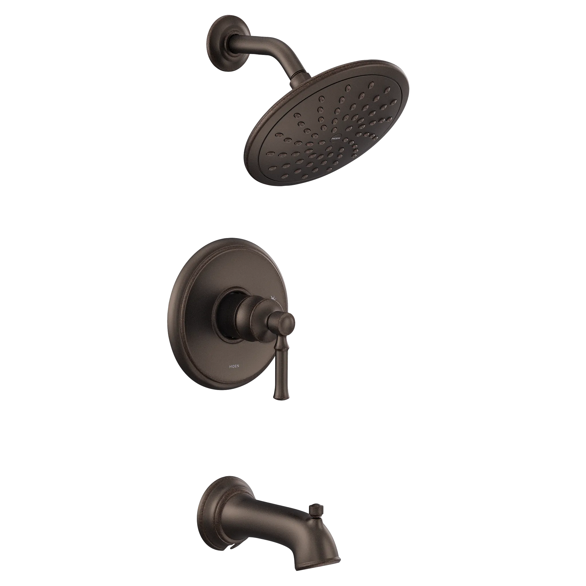 MOEN UT2283EPORB Dartmoor M-Core 2-Series Tub and Shower Trim with Rainshower - Oil Rubbed Bronze
