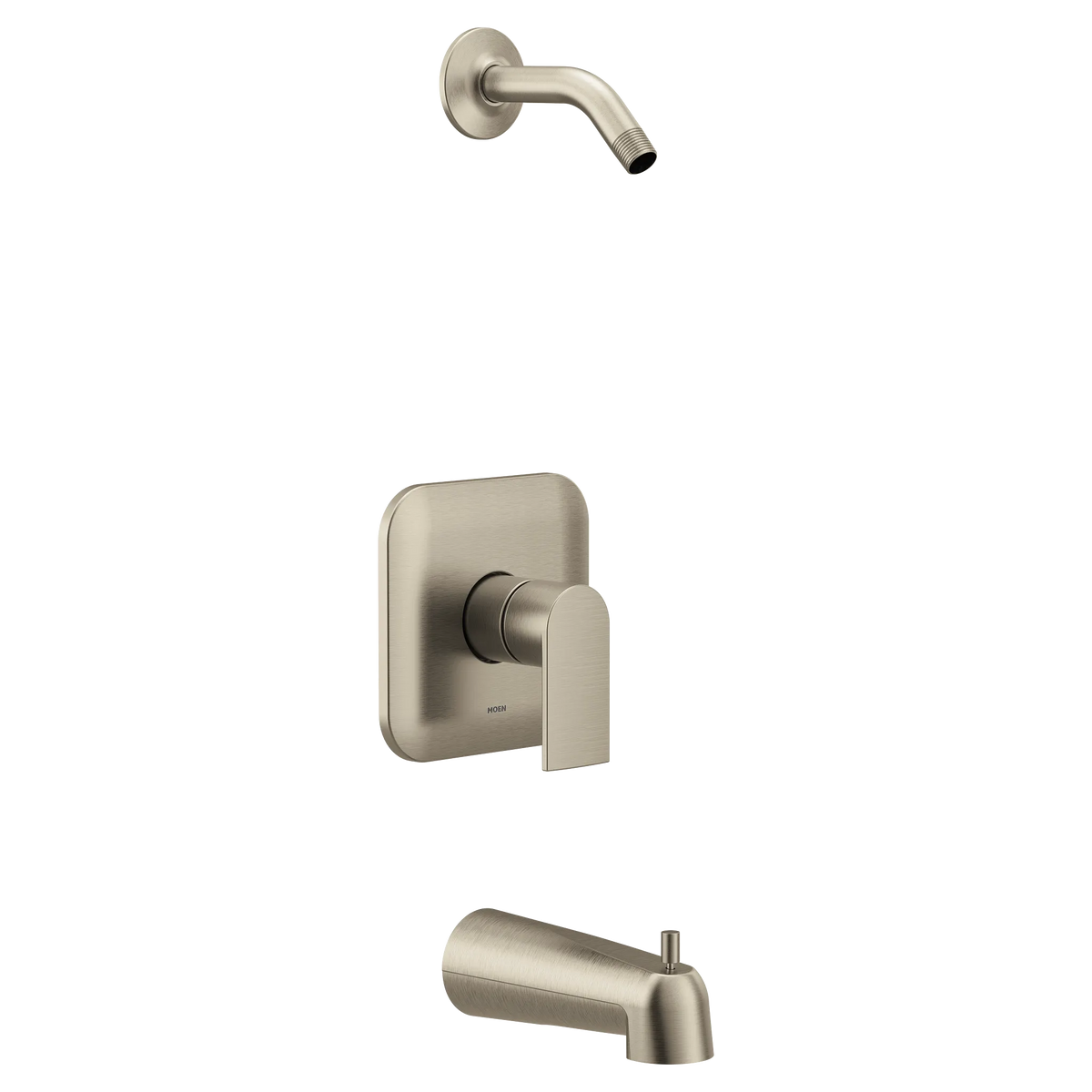 MOEN UT2473NHBN Genta Lx M-Core 2-Series Tub and Shower Trim - Brushed Nickel