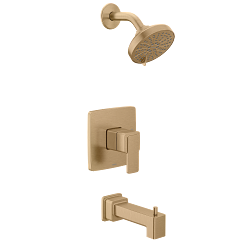 MOEN Iver Bronzed gold M-CORE 2 series tub/shower - Bronzed Gold, UT2583EPBZG