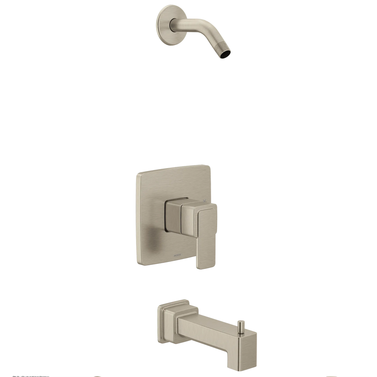 MOEN UT2583NHBN Iver M-Core 2-Series Tub and Shower Trim - Brushed Nickel