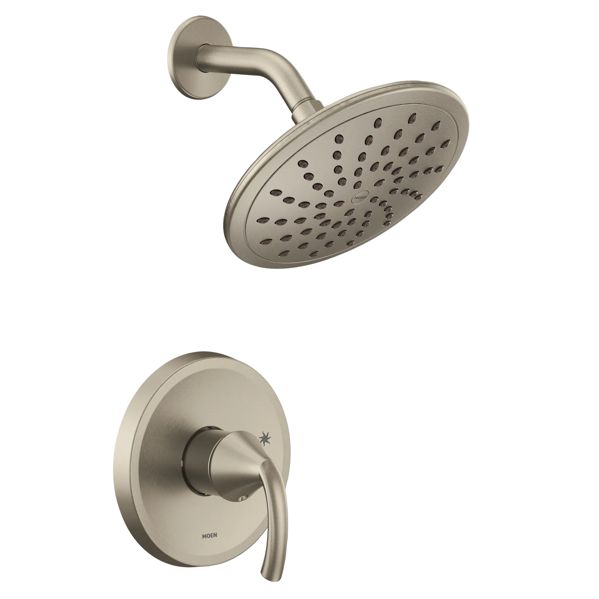 MOEN UT2842EPBN Glyde M-Core 2-Series Shower Trim with Rainshower - Brushed Nickel