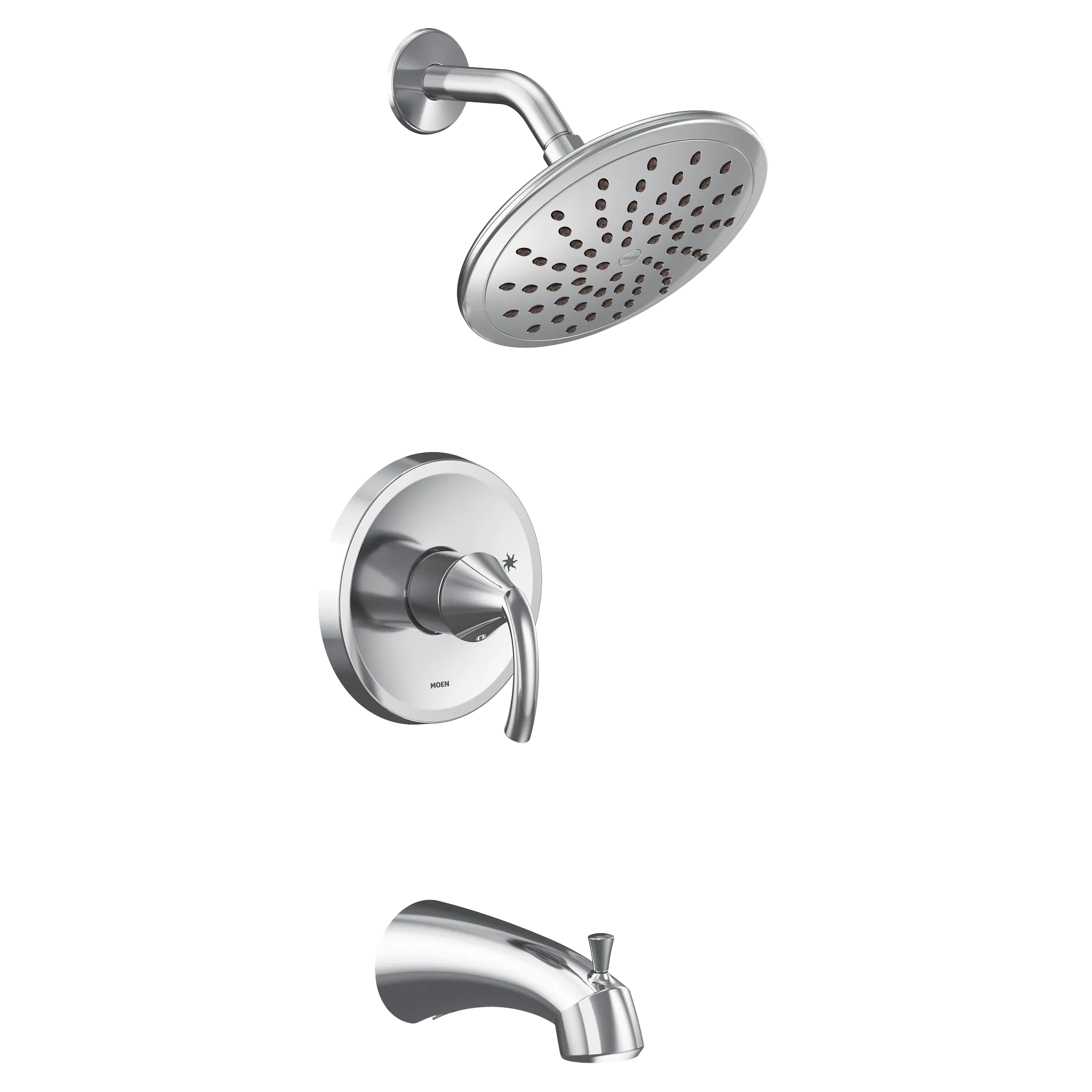 MOEN UT2843EP Glyde M-Core 2-Series Tub and Shower Trim with Rainshower - Chrome