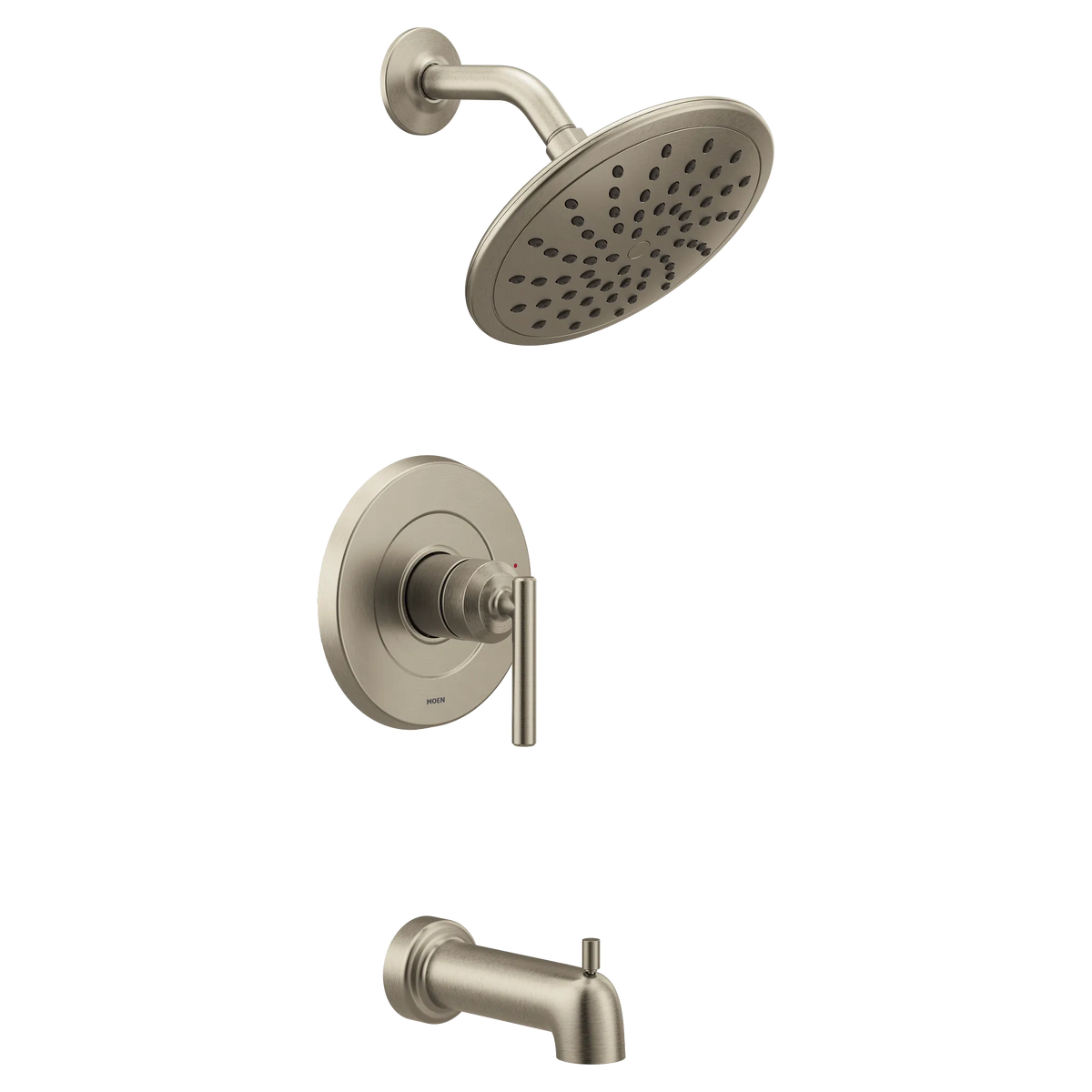 MOEN UT3003EPBN Gibson M-Core 2-Series Tub and Shower Trim with Rainshower - Brushed Nickel