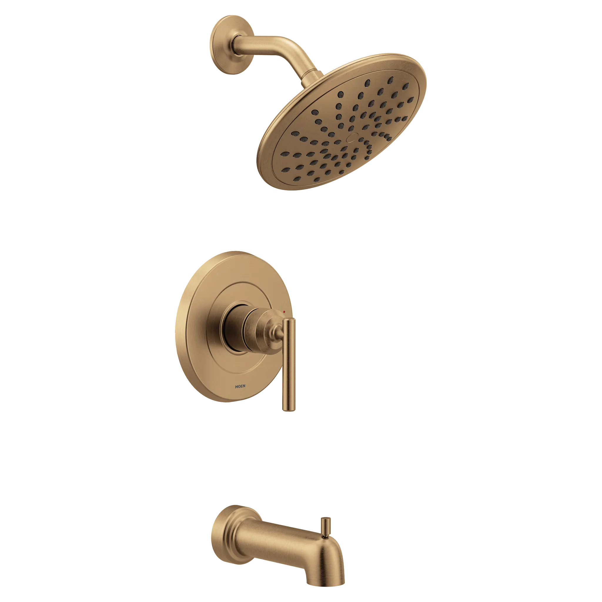 MOEN UT3003EPBZG Gibson M-Core 2-Series Tub and Shower Trim with Rainshower - Bronzed Gold