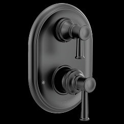 MOEN UT3322BL Belfield  M-Core With Transfer M-Core Transfer Valve Trim In Matte Black