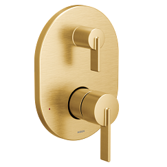 MOEN UT3331BG Cia M-Core 3-Series with Integrated Transfer Valve Trim - Brushed Gold